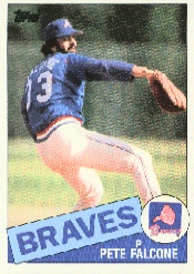 1985 Topps Baseball Cards      618     Pete Falcone
